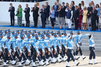 PM Modi attends the Bastille Day Parade as Guest of Honour