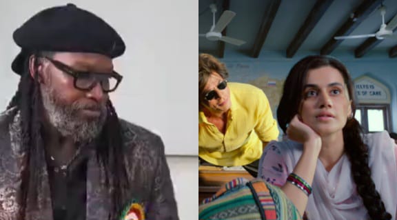 Chris Gayle dances on Dunki’s Lutt Putt Gaya song