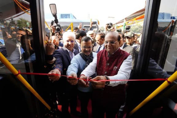 500 More Electric buses flagged of in Delhi