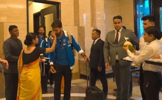 IND vs AFG : Indian team arrives in Indore for 2nd T20