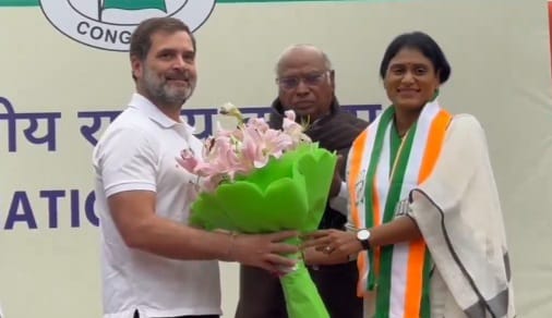 Jagan Reddy’s sister YS Sharmila joins Congress