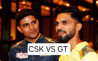 CSK vs GT Score : First blow to CSk , Ravindra misses fifty